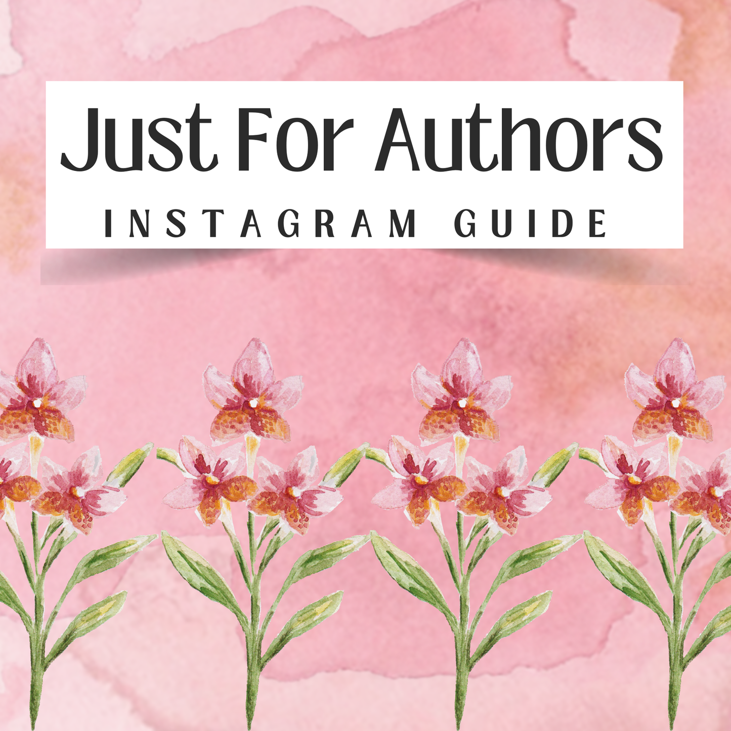 Just For Authors INSTAGRAM GUIDE